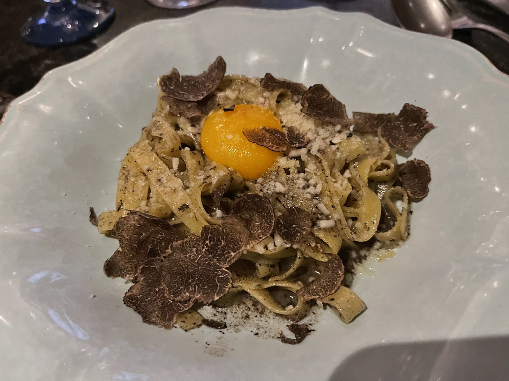 Tagliatelles à la truffe noire