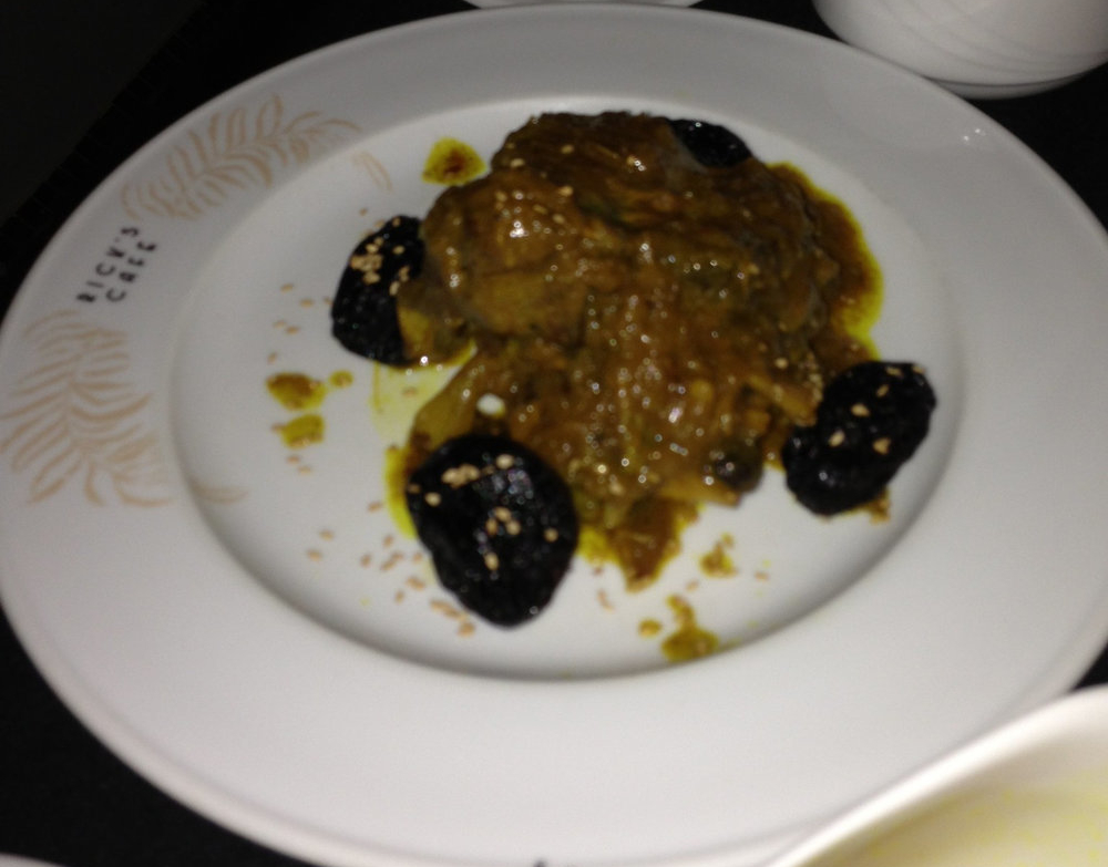 Tajine d'agneau aux pruneaux