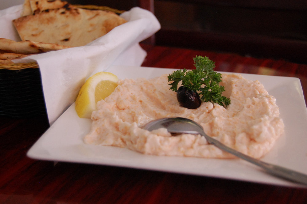 Champignons farcis au tarama