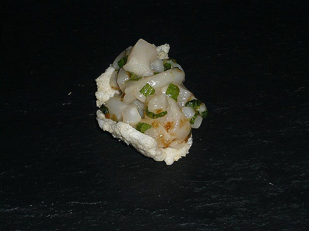 Bay scallop tartare