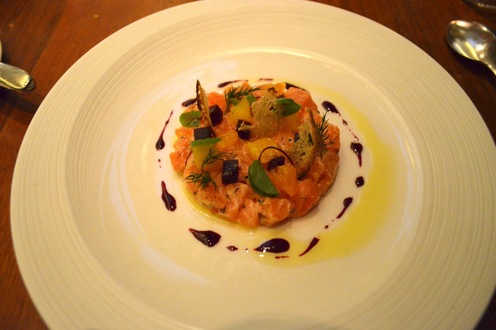 Trout tartare