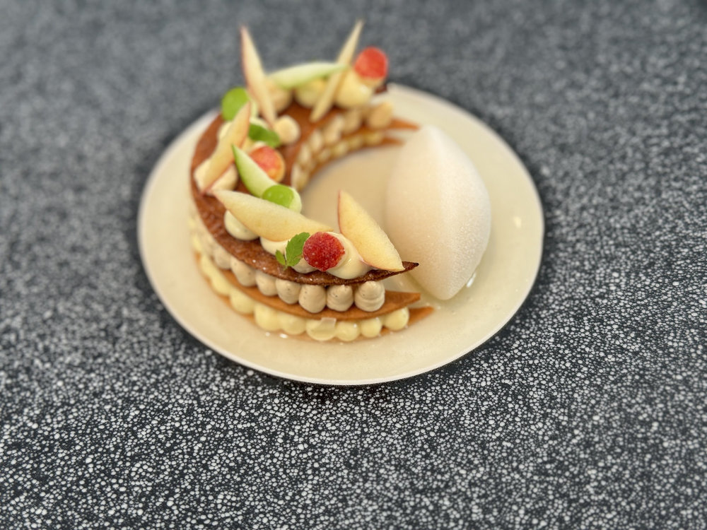 Tarta fina de manzana