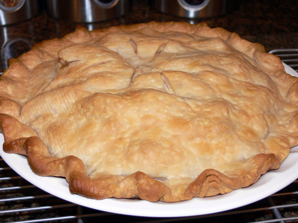 Apple and pear pie