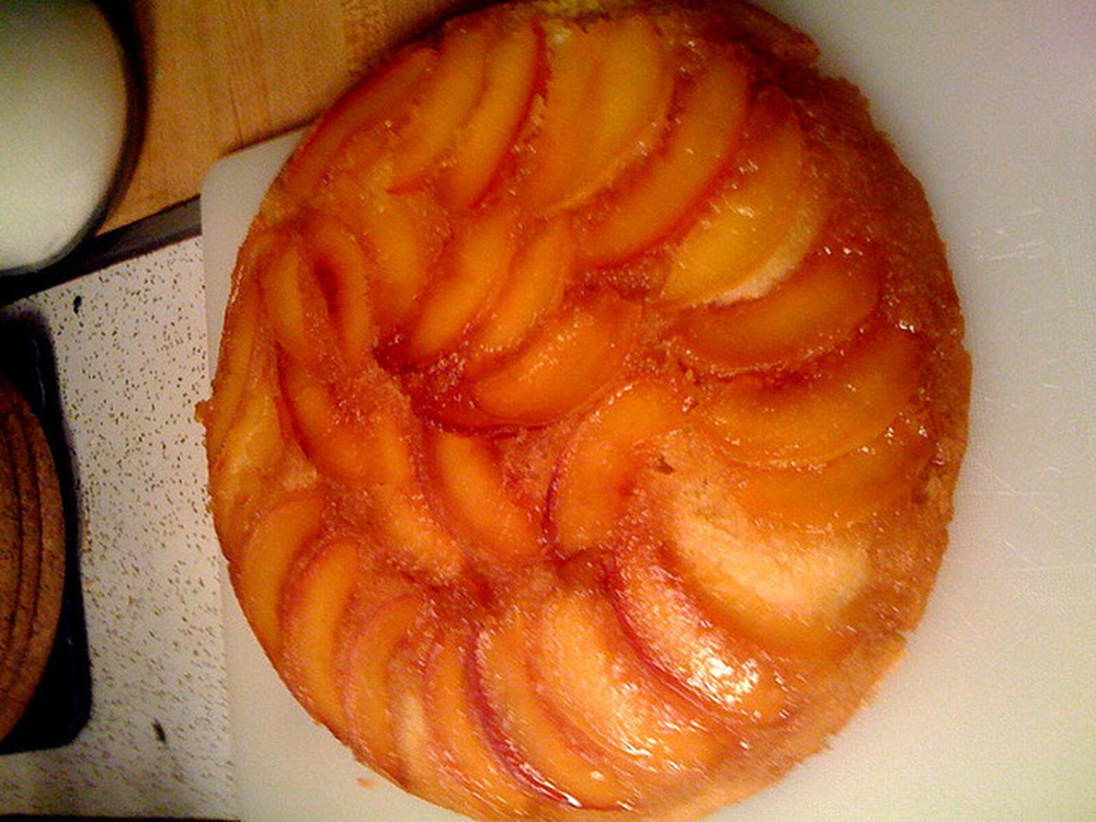 Tarta Tatin de melocoton