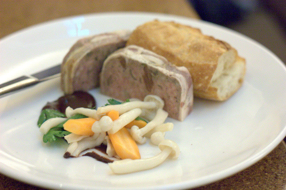Oxtail terrine in jelly