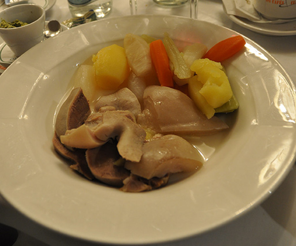 Tête de veau braisée