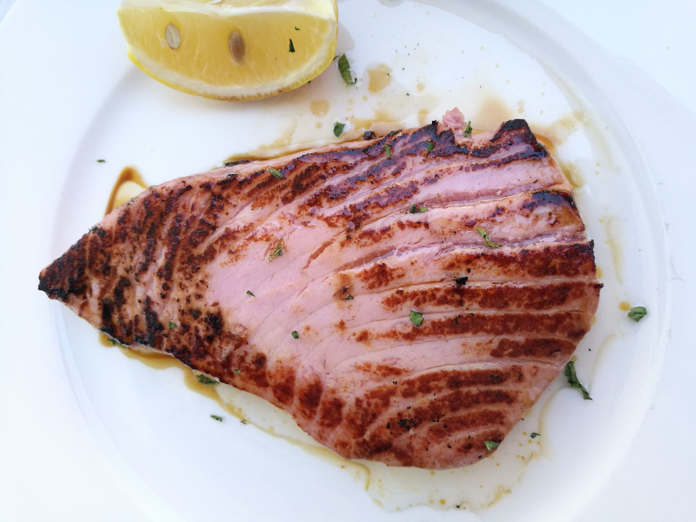 Atún a la parrilla