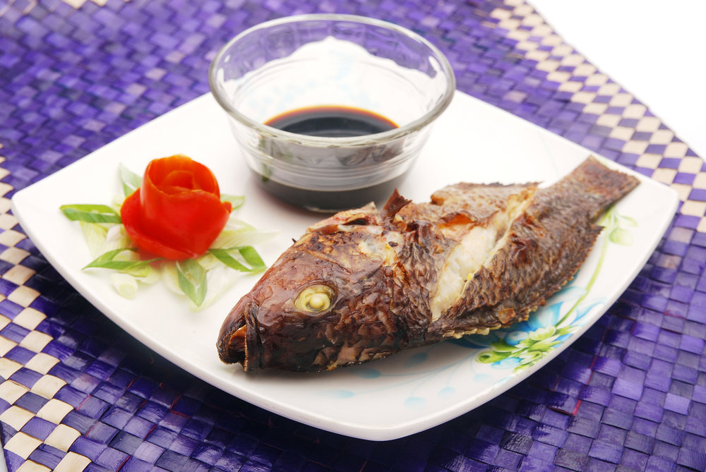 Grilled tilapia