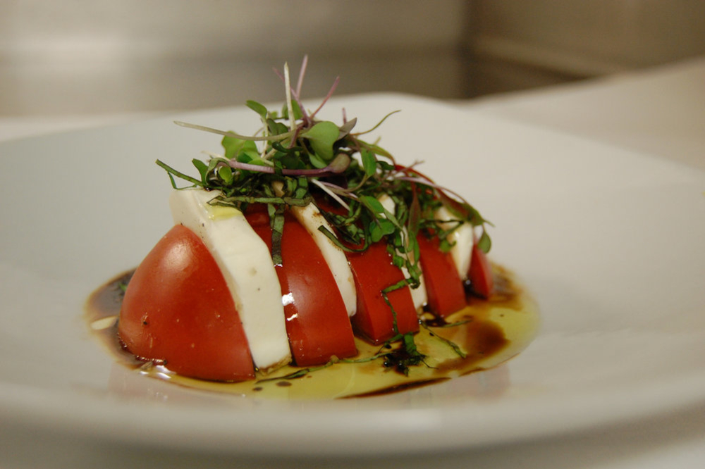 Salade de tomates et de mozzarella