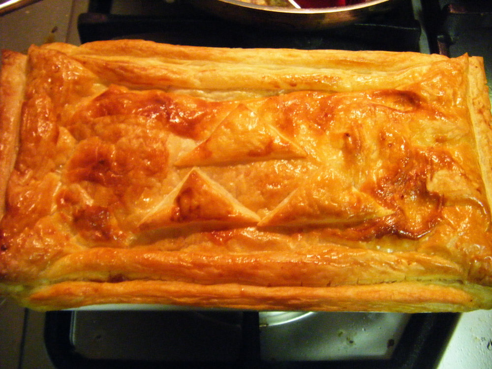 Tourte aux morilles