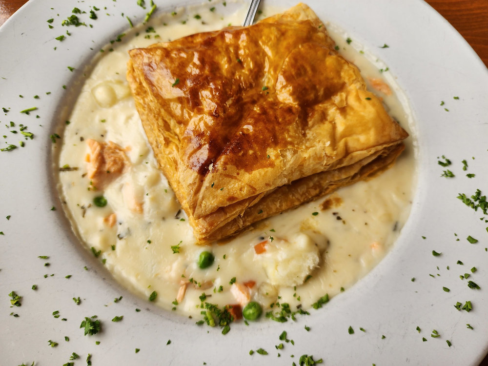 Tourte aux fruits de mer