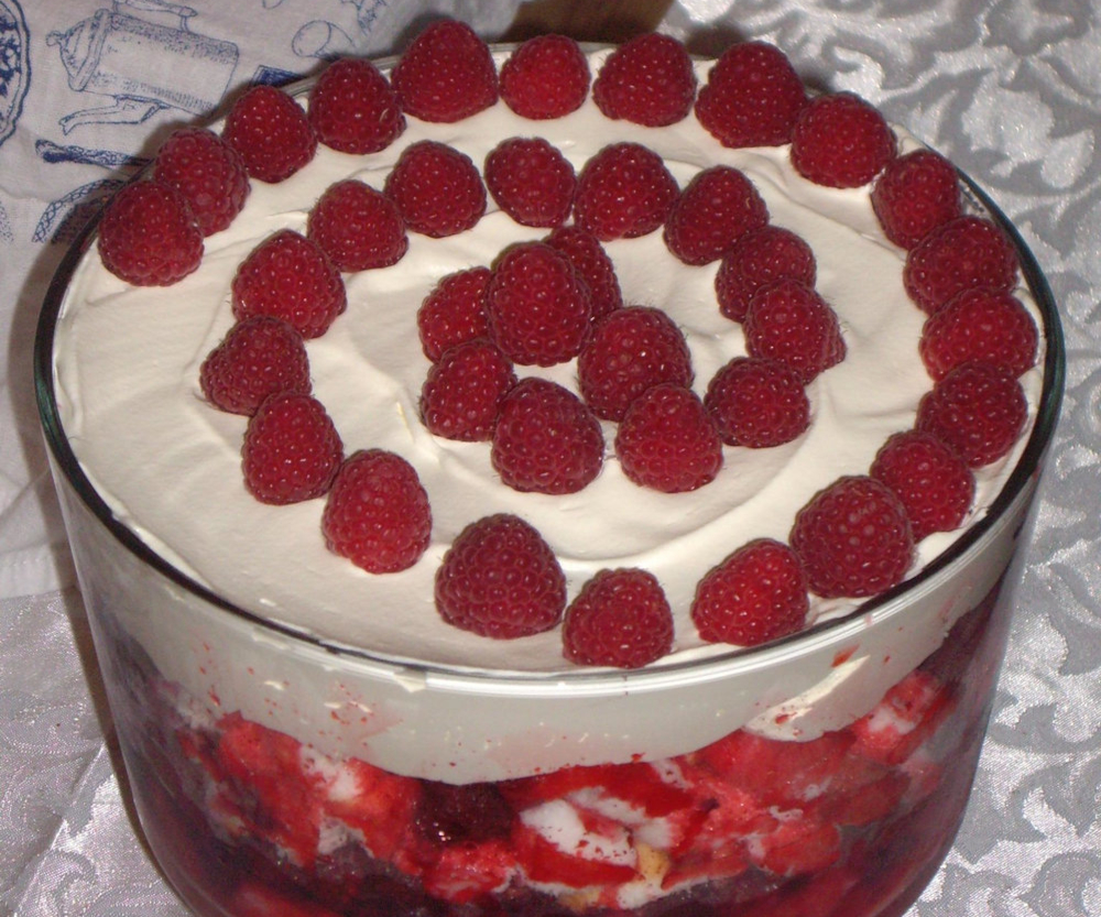 Trifle à la framboise