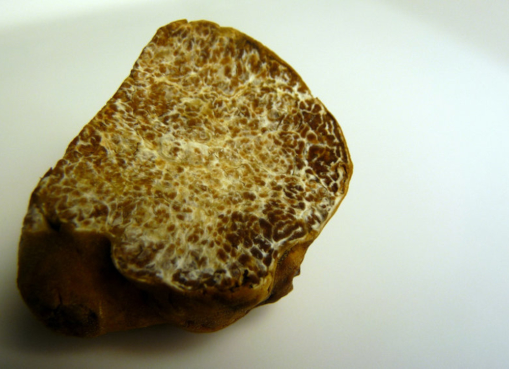 Œufs brouillés à la truffe blanche