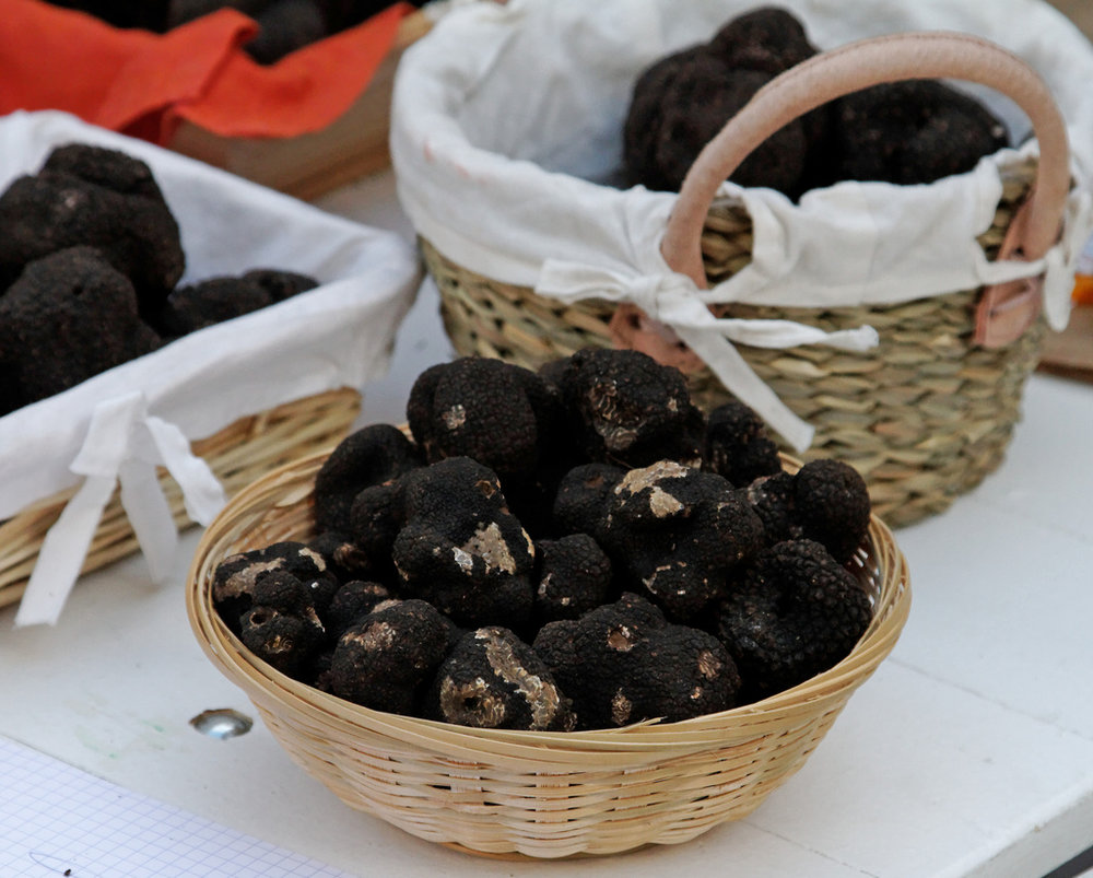 Arroz con trufa negra