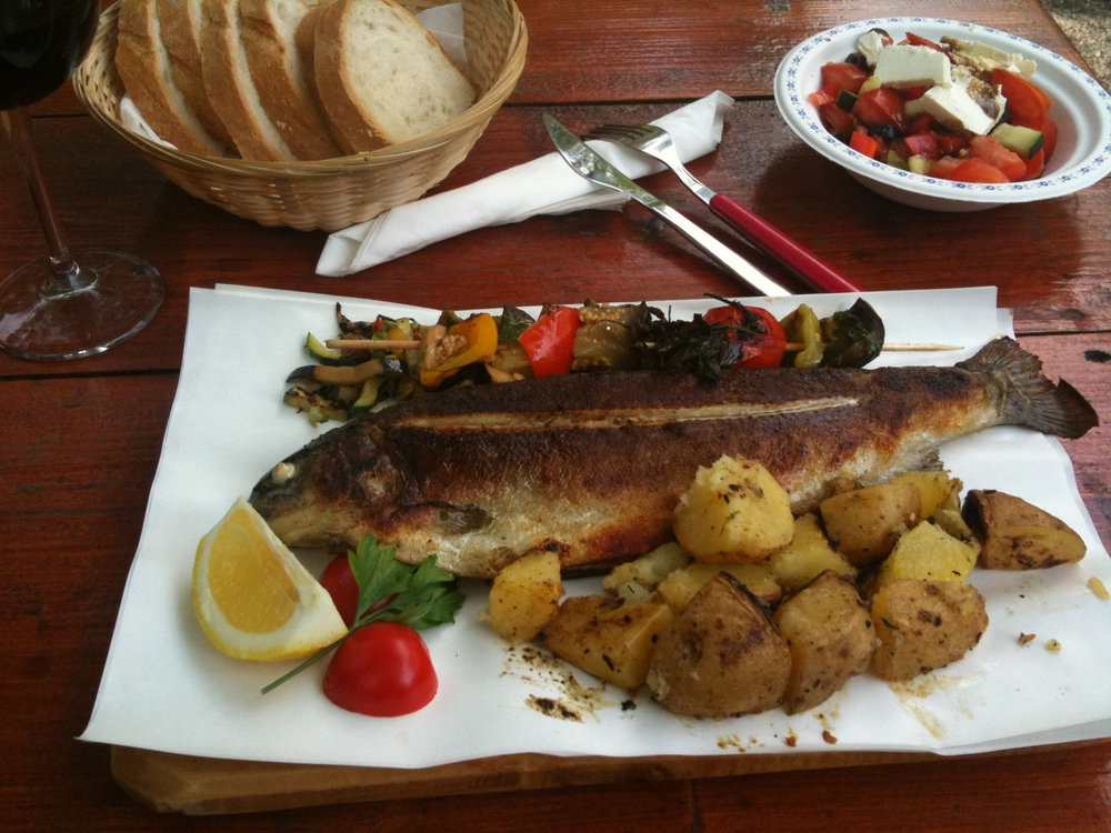 Truite grillée