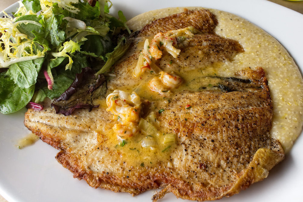 Truite saumonée à la poêle