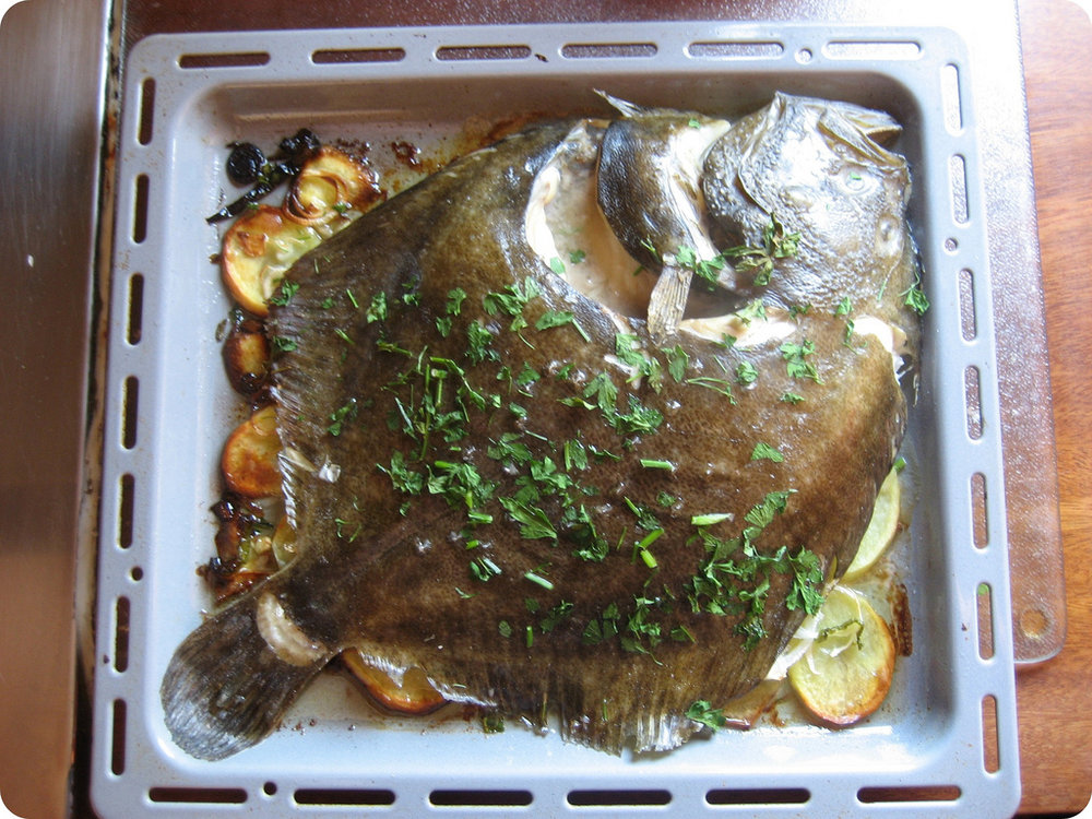Turbot rôti