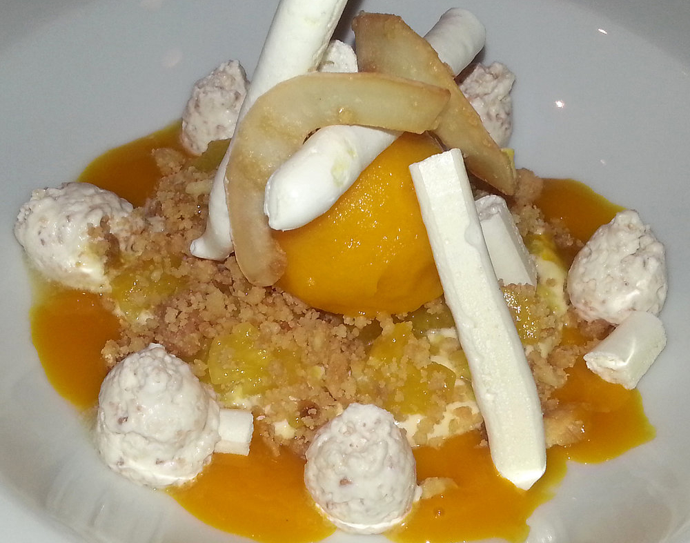 Vacherin à l'ananas et à la mangue