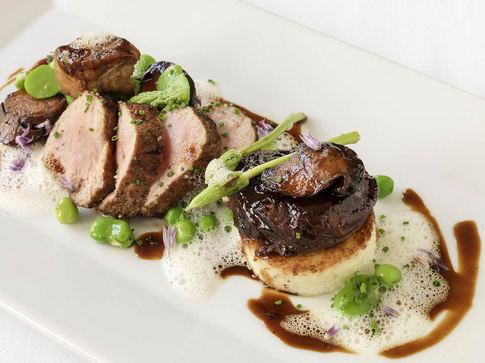 Filet mignon de veau aux champignons