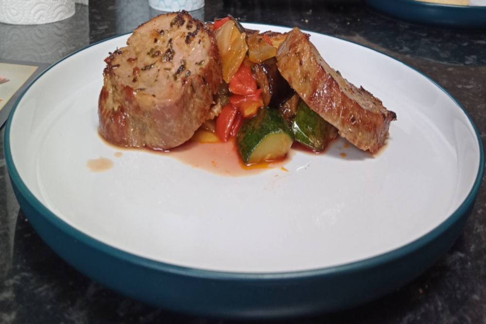Carré de veau rôti