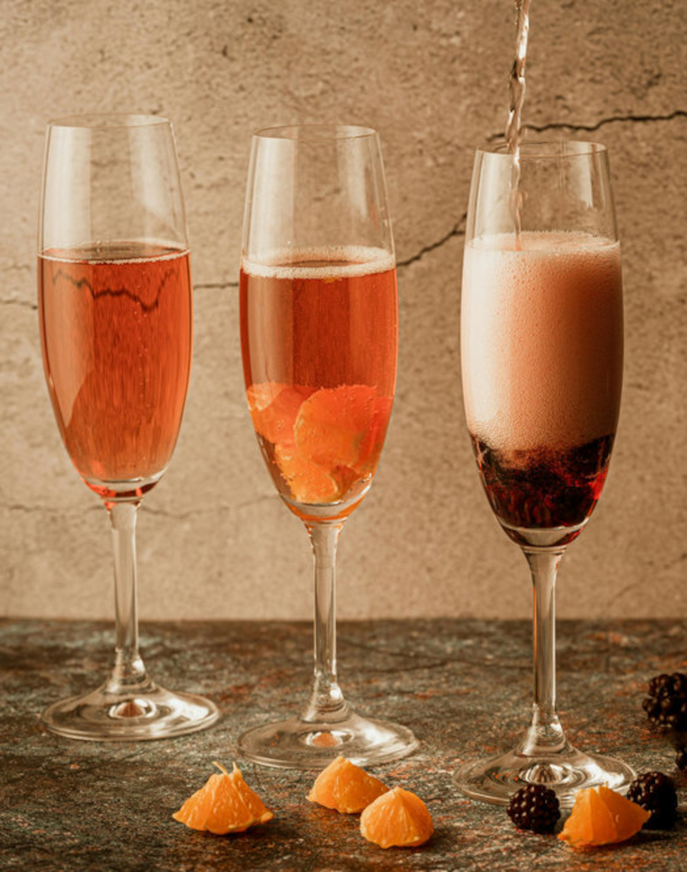 Champagne rosé Brut millésimé